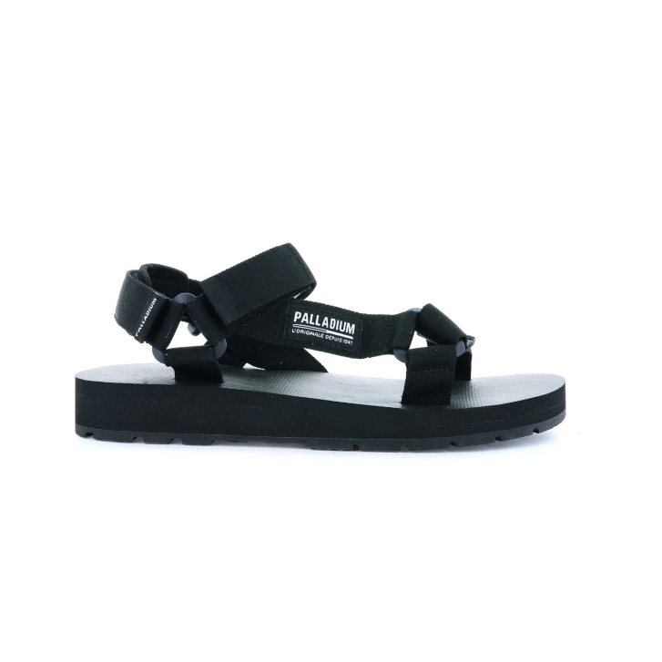 Sandales Palladium Outdoorsy Urbanity Femme Noir | FR PUJ189I